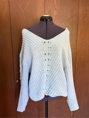 H&M pale blue sweater